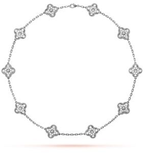 Van Cleef & Arpels 10 Motif Diamond Alhambra / Original / Traditional Clasp